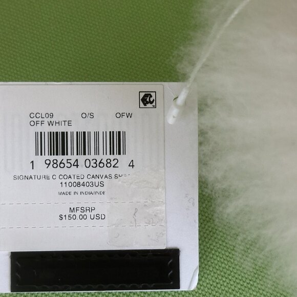 COACH SHEARLING  EARMUFFS:NWT  OFF WHITE  CCL09 main image 5